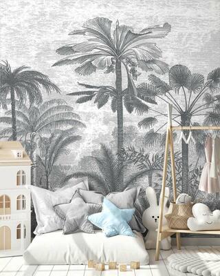 Palm Grove wallpaper mural by Papermint x Veer Decor