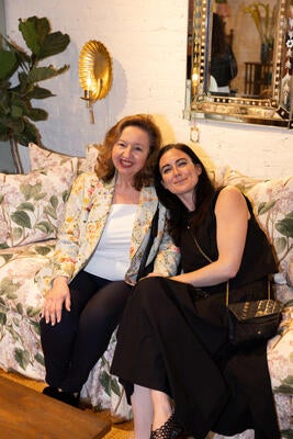 Agapi Stassinopoulos and Libby Duke