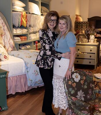 Arianna Huffington and Jaimee Seabury