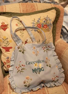 GreenRow x NYBG tote bags 