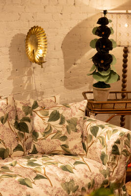 Nature-inspired motifs and vibrant botanical designs are featured throughout the new collection