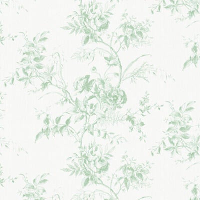 Featuring Tea Rose Toile in Leaf
