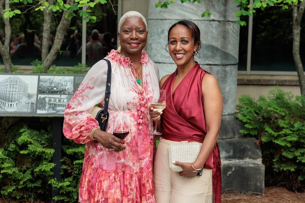 Angie Thompson and Bebe Mengistu