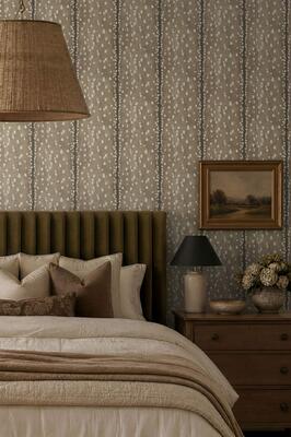 Fawn Spot wallpaper in Mink (MKS094-M)
