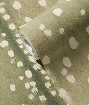 Fawn Spot vinyl wallpaper in Palm (VNL-MKS108-PA)