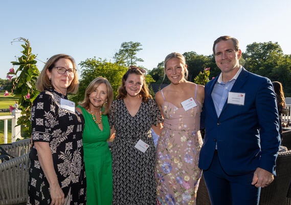 Jill Shobe, Diane Durocher, Heather Frabasile, Ashley and Kevin Brennan