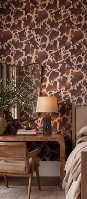 Holstein wallpaper in Saddle (MKS098-S)