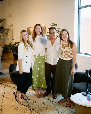 Audrey Scheck, Melissa Oholendt, Evan Millárd and Kaitlin Petersen