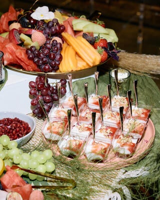 Between savory bites and sweet fruit, there was something to satisfy every taste