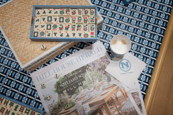The Hill House mahjong set, now available at Williams Sonoma Home