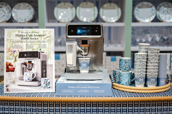 The Philips Café Aromis 8000 Series, now available at Williams Sonoma