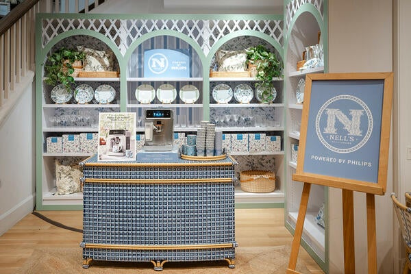 Nell’s Coffee Bar, presented by Hill House and powered by Philips