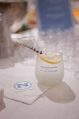 Hill House–inspired cocktails were served at the event