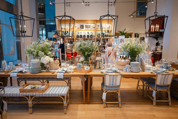 The new Hill House collection, now available at Williams Sonoma and Williams Sonoma Home