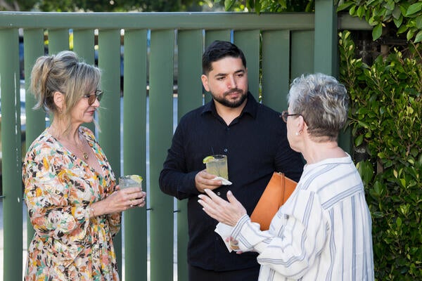 Heidi Burwell, Andres Avila and Madeline Kahn