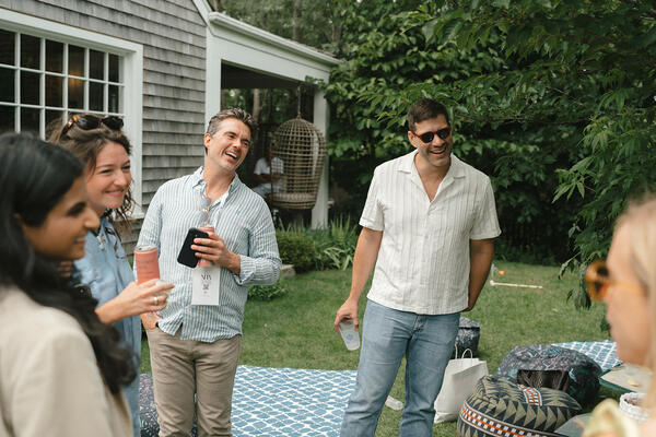 The team from Yellow House Architects enjoying The Summer Picnic