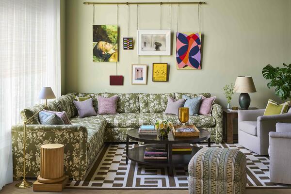 The Renzo sectional brings European romance and Turkish cushion detailing to everyday living