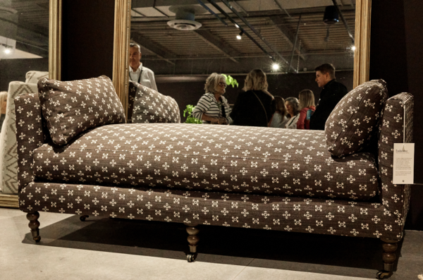 Madeline settee and daybed in Crypton 126CR-20