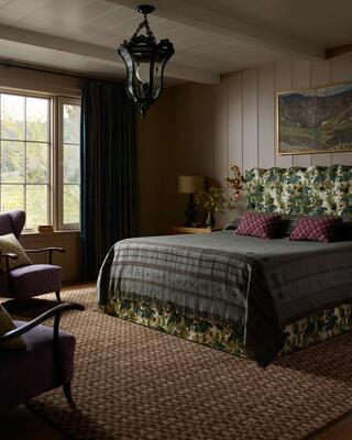 Adeline rug, Deanna pillows