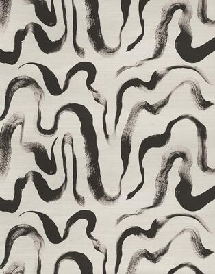 Oxbow grasscloth wallpaper in Charcoal (GRASS-MKS123-CH)