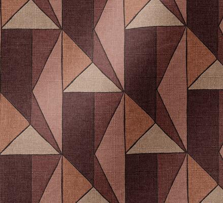 Cairn fabric wallpaper in Burgundy (FAB-AL-MKS137-BU)