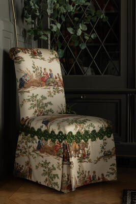 Ornature velvet border in Tarragon