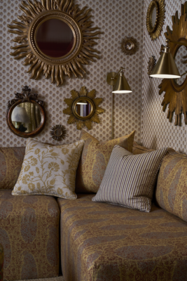 An array of luxe textiles from B. Bridges