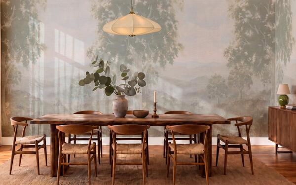 Great Divide grasscloth mural in Day Break (GRASS-SS002-DB-Panel)