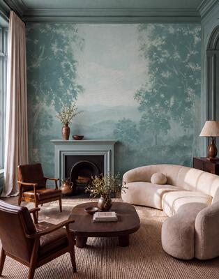 Great Divide mural in Blue Gum (SS002-BG-Roll)