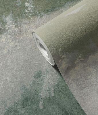 Swell vinyl mural in Sea Glass (VNL-SU-SS001-SG-Panel-Tall)