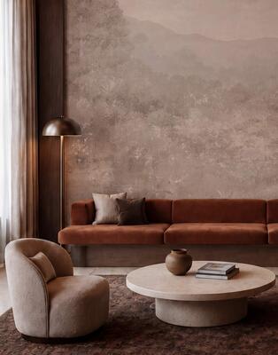Valewood vinyl mural in Sienna (VNL-SU-SS003-SI-Panel)