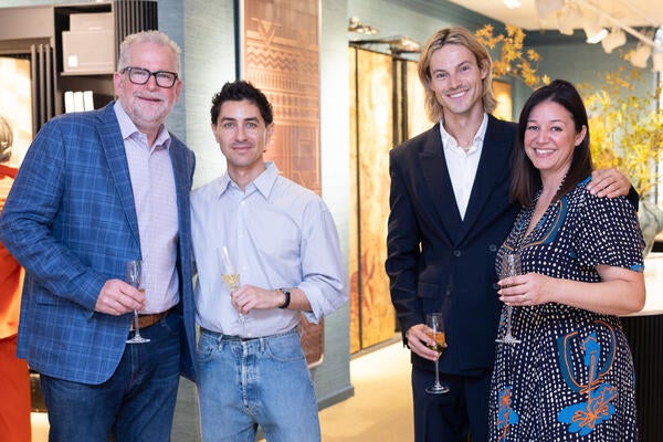 Jim Scheurer and Nico Spaccia with Oleksiy and Natalie Mata Pizarro