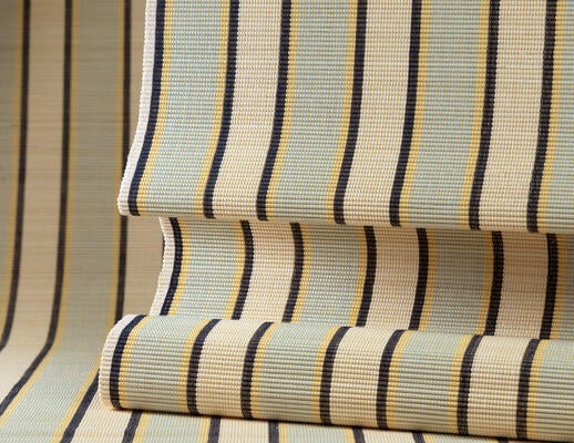 Regatta Stripe handwoven-to-size windowcovering