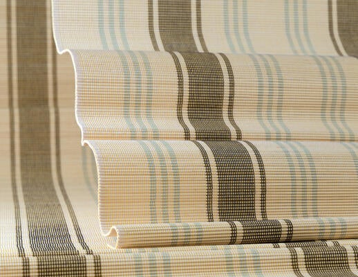 Riviera Stripe handwoven-to-size windowcovering