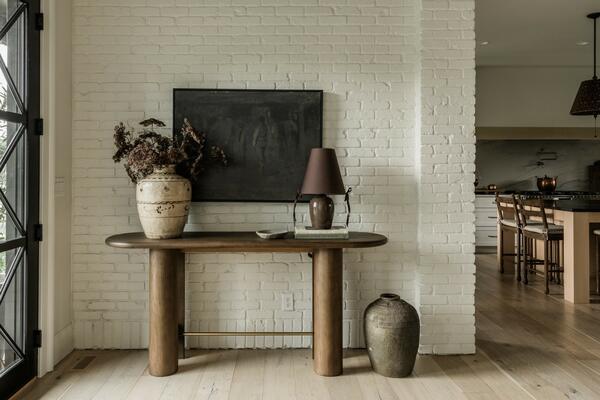 At 60 inches wide, the Brooks console table is perfect for any entryway setting