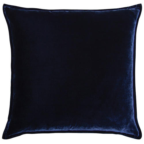 Delecuona silk velvet linen flange cushion navy svc1c 1024 copy