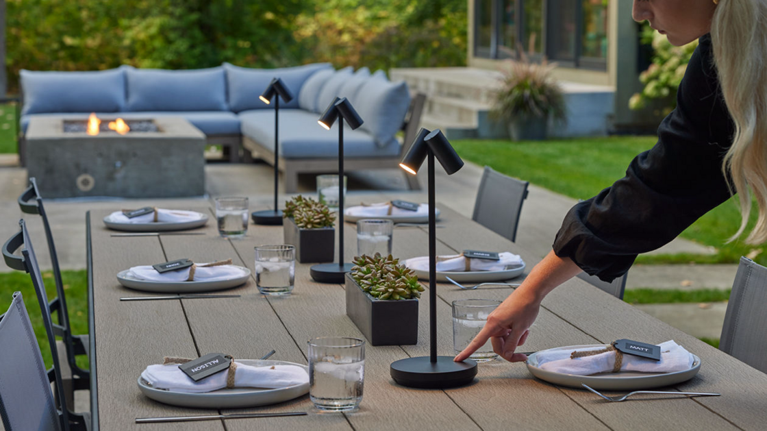 Outdoor Rechargeable Table Lamps